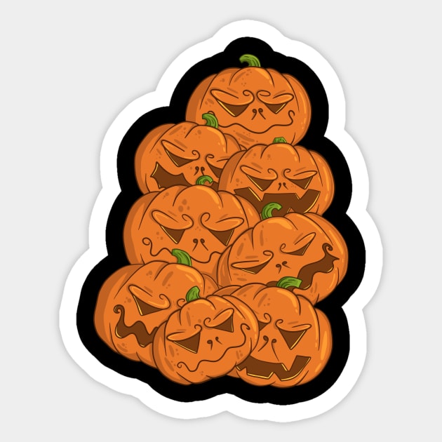 Jack-O'-Lantern doodle Sticker by Kakescribble